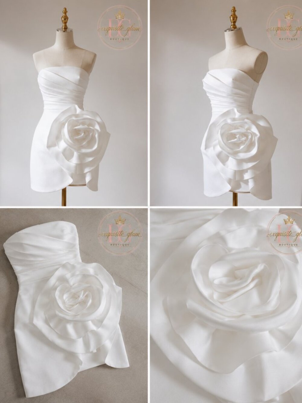 Gorgeous Bridal Couture Wedding Evening Cocktail Party Elegant Runway Gown Dress